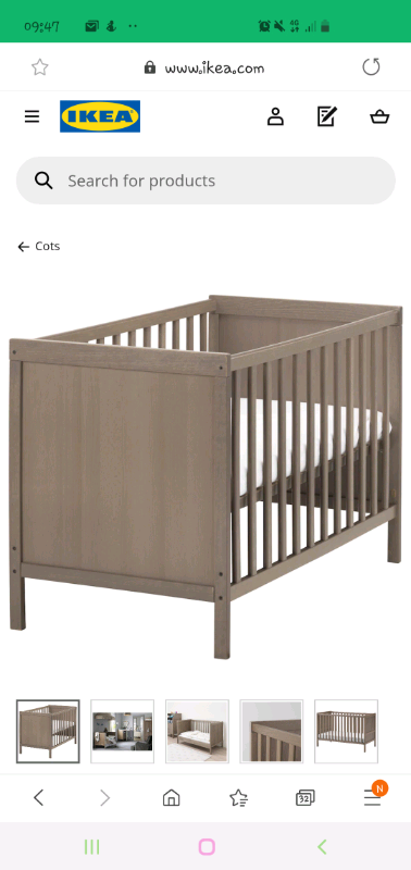 dolls cradle ikea